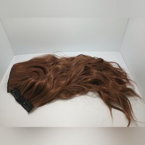 Alxnan Synethetic Clip In Extensions. Dark Brown. 16 inch